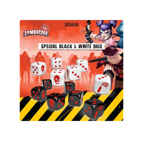 Zombicide: 2nd Edition - Special Black and White Dice