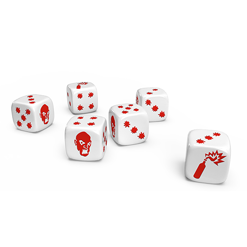 Zombicide: 2nd Edition - Special Black and White Dice