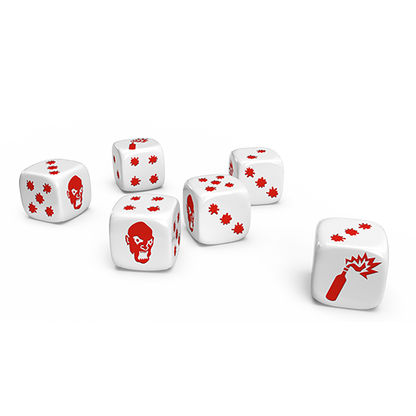 Zombicide: 2nd Edition - Special Black and White Dice