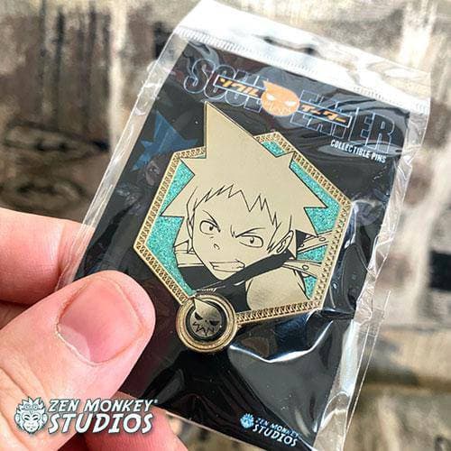 Zen Monkey: Black Star (Gold Soul Eater Collection) - Soul Eater Enamel Pin