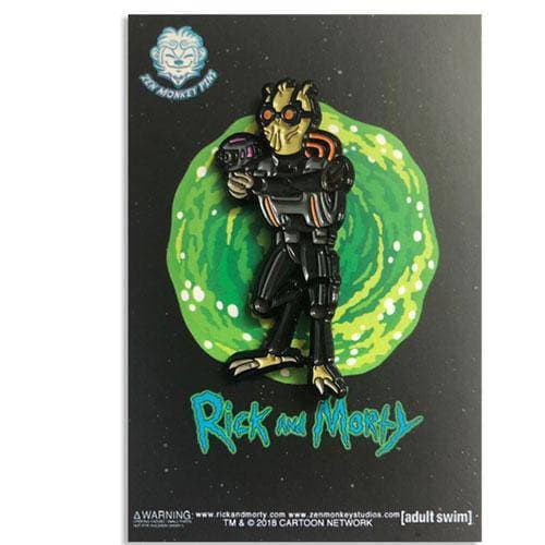 Zen Monkey: Krombopulos Michael - Rick and Morty Enamel Pin