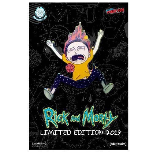 Zen Monkey: *LIMITED Edition* Rainbow Falling Morty (NYCC 2019) - Rick and Morty Enamel Pin