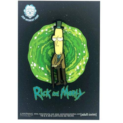 Zen Monkey: Professor Poopy Buttholel (SEASON 4 EPISODE 3) - Rick and Morty Enamel Pin