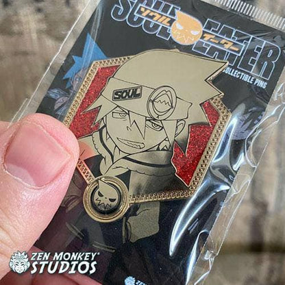 Zen Monkey: Soul Evans (Gold Soul Eater Collection) - Soul Eater Enamel Pin