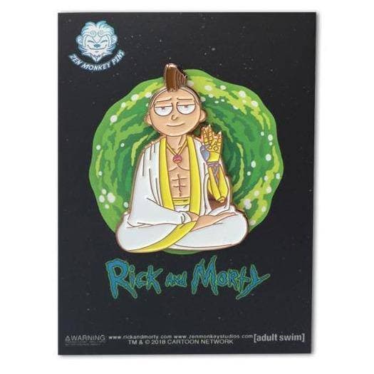 Zen Monkey: The One True Morty - Rick and Morty Enamel Pin