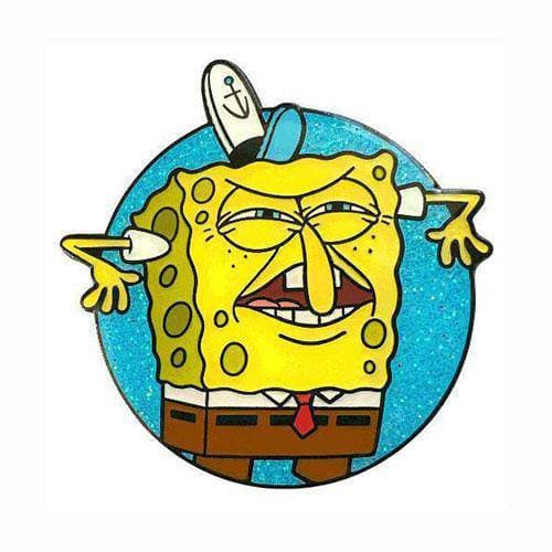 Zen Monkey: "Who Put You On The Planet?" - SpongeBob Squarepants Enamel Pin