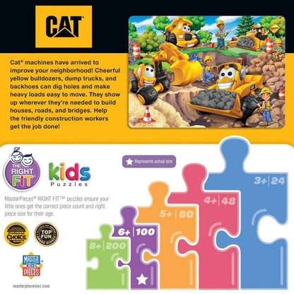 CAT - On the Job Site 100 Piece Jigsaw Puzzle