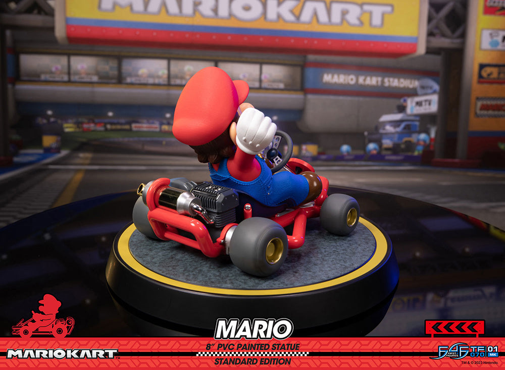 Mario Kart - Estatua pintada de PVC de Mario - PRÓXIMAMENTE