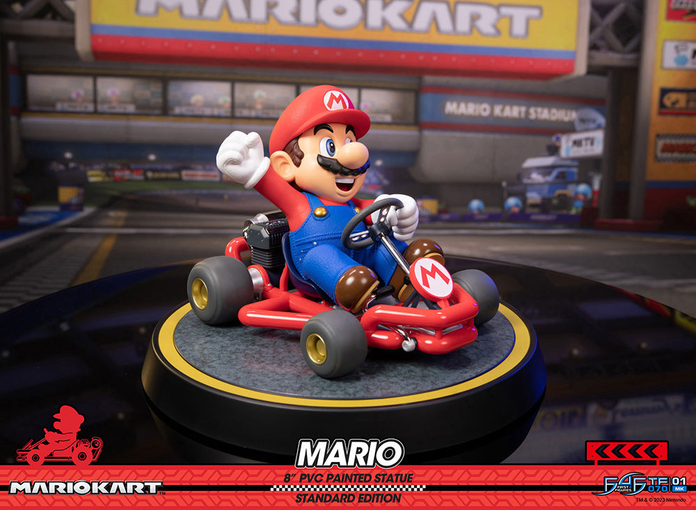 Mario Kart - Estatua pintada de PVC de Mario - PRÓXIMAMENTE