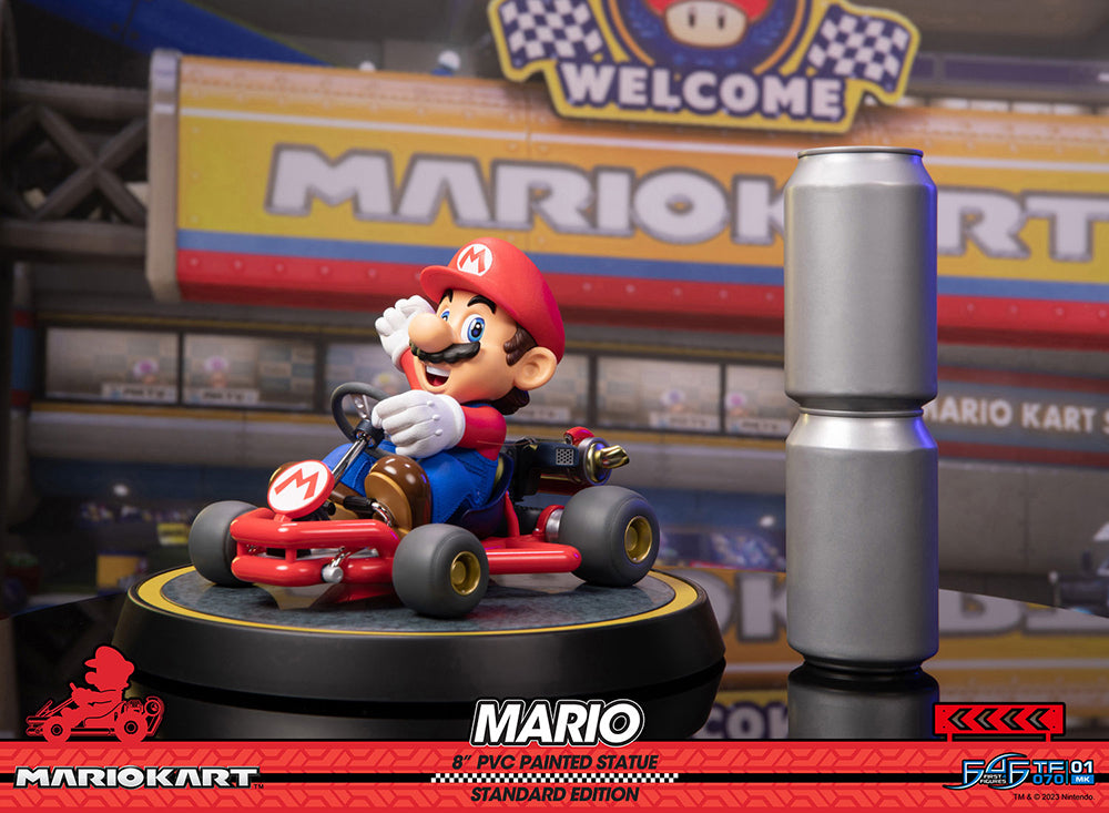 Mario Kart - Estatua pintada de PVC de Mario - PRÓXIMAMENTE