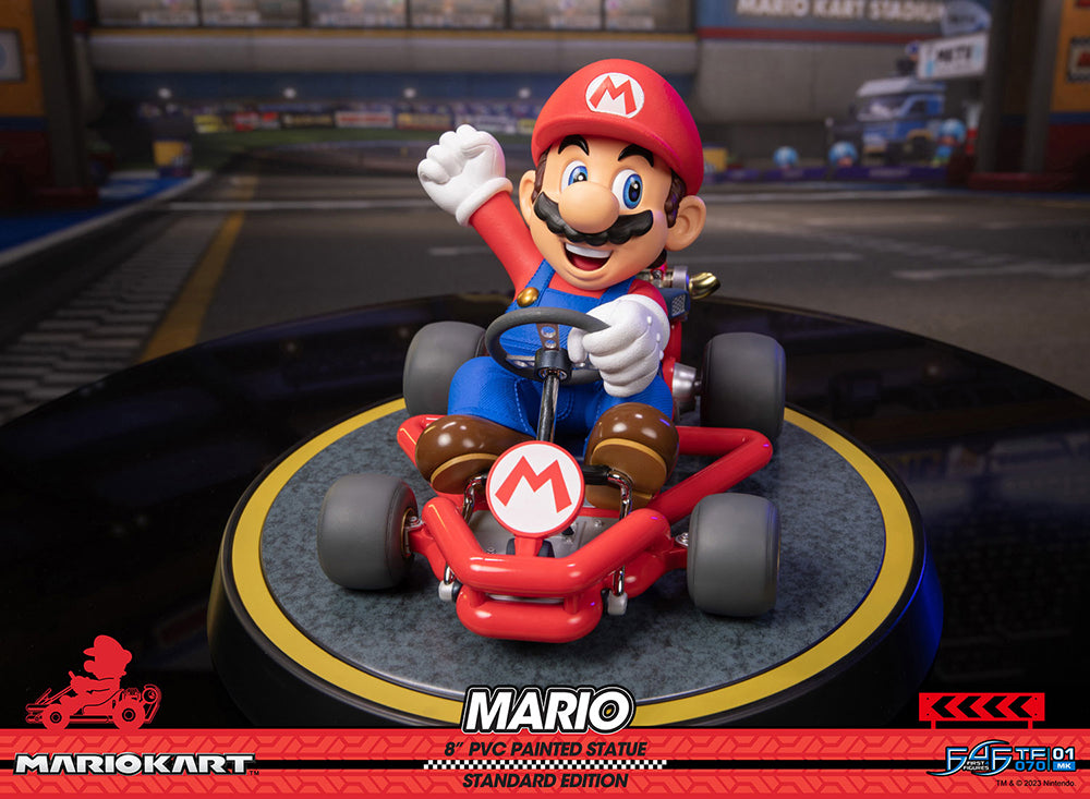 Mario Kart - Estatua pintada de PVC de Mario - PRÓXIMAMENTE