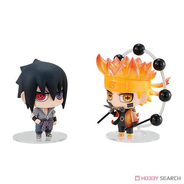 Chimi Mega Buddy Series ! NARUTO Shippuden Naruto & Sauke Shinobi World War Figure 003 Set Super Anime Store 