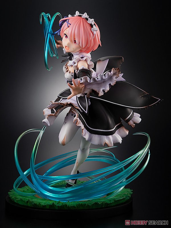 Re:Zero - Comenzando la vida en otro mundo: Ram (Batalla con la versión de Roswaal) Figura de PVC a escala 1/7