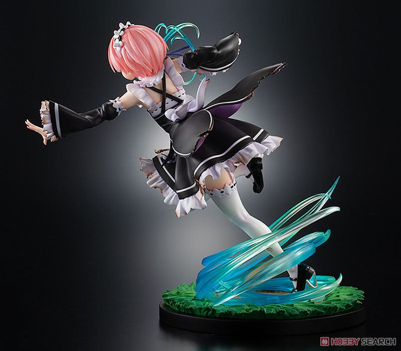 Re:Zero - Comenzando la vida en otro mundo: Ram (Batalla con la versión de Roswaal) Figura de PVC a escala 1/7