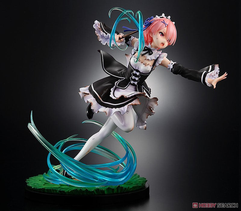 Re:Zero - Comenzando la vida en otro mundo: Ram (Batalla con la versión de Roswaal) Figura de PVC a escala 1/7