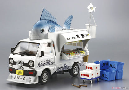 Moving Stall 1/24 Scale Fishmonger (Model Car) Model Kit
