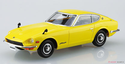 Kit de modelo Nissan S30 Fairlady Z (amarillo) (modelo de coche) a escala 1/32