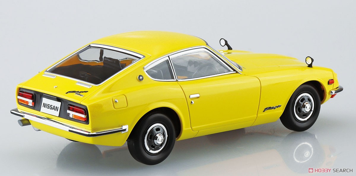 Kit de modelo Nissan S30 Fairlady Z (amarillo) (modelo de coche) a escala 1/32