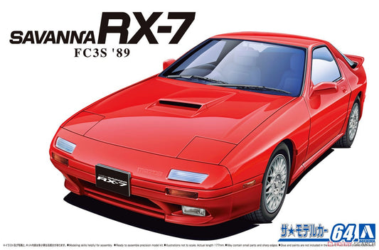 1/24 Scale Mazda FC3S Savanna RX-7 `89 (Model Car) Model Kit