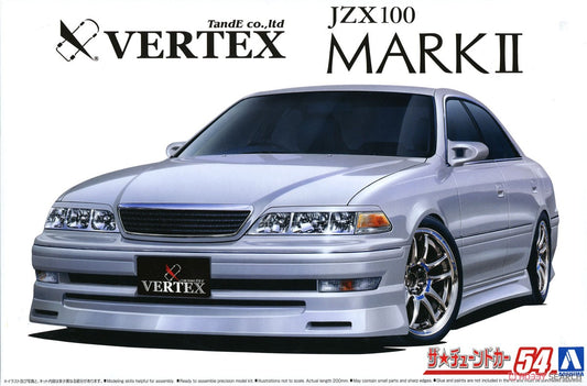 1/24 escala Vertex JZX100 MarkII TourerV `98 Toyota (modelo de coche) Kit de modelo