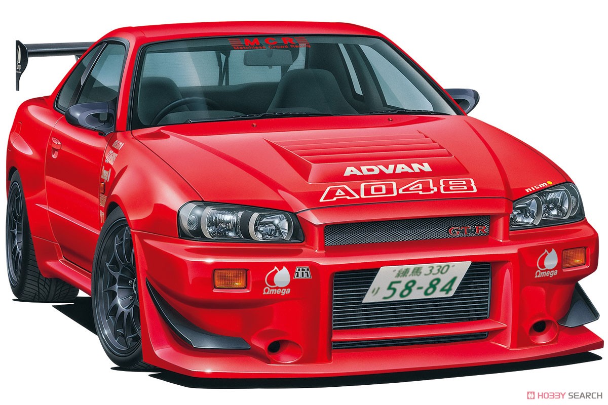 1/24 Scale MCR BNR34 Skyline GT-R `02 (Nissan) (Model Car) Model Kit