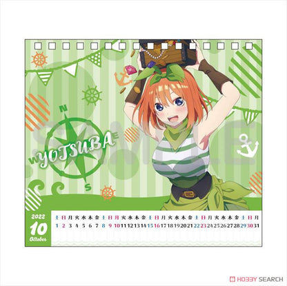 The Quintessential Quintuplets Season 2 Pirates Art Desk Calendar