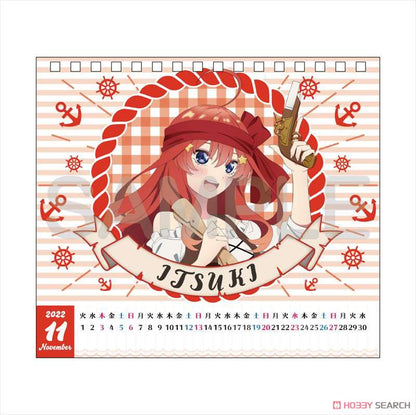 The Quintessential Quintuplets Season 2 Pirates Art Desk Calendar Super  Anime Store