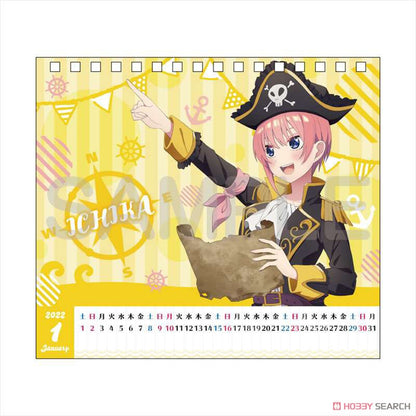 The Quintessential Quintuplets Season 2 Pirates Art Desk Calendar