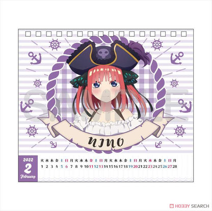 The Quintessential Quintuplets Season 2 Pirates Art Desk Calendar