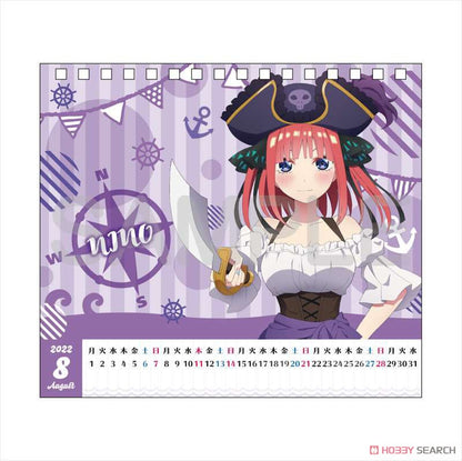 The Quintessential Quintuplets Season 2 Pirates Art Desk Calendar