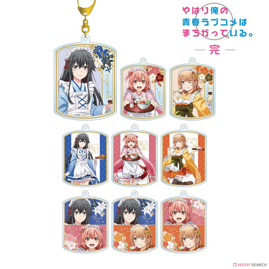 My Teen Romantic Comedy Snafu Climax [Especially Illustrated] Japanese Style French Maid Ver. Trading Acrylic Key Ring Blind Box (1 Blind Box)