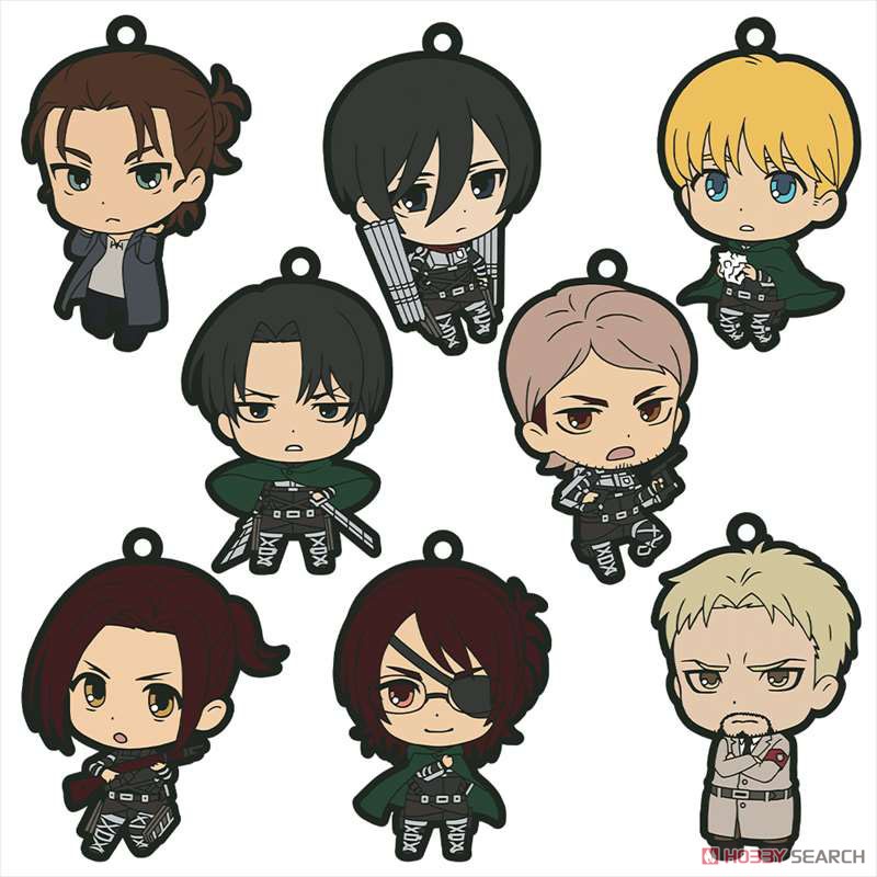 Attack on Titan Rubber Strap Collection Vol.3 Blind Box (1 Blind Box)