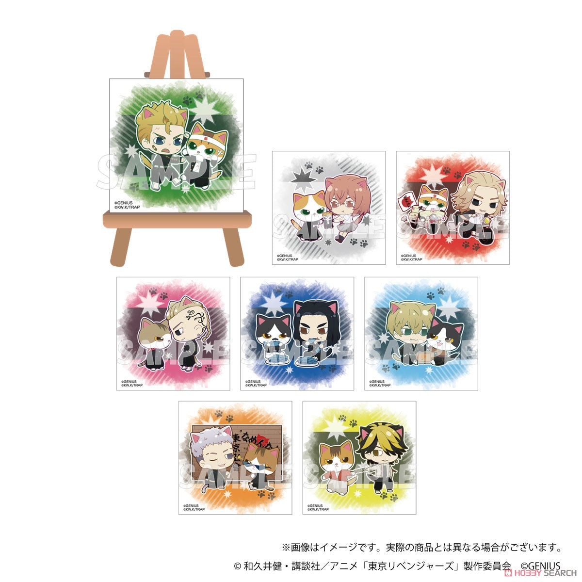 Tokyo Revengers x Perlorian Trading Puchi Canvas Collection Blind Box (1 Blind Box)