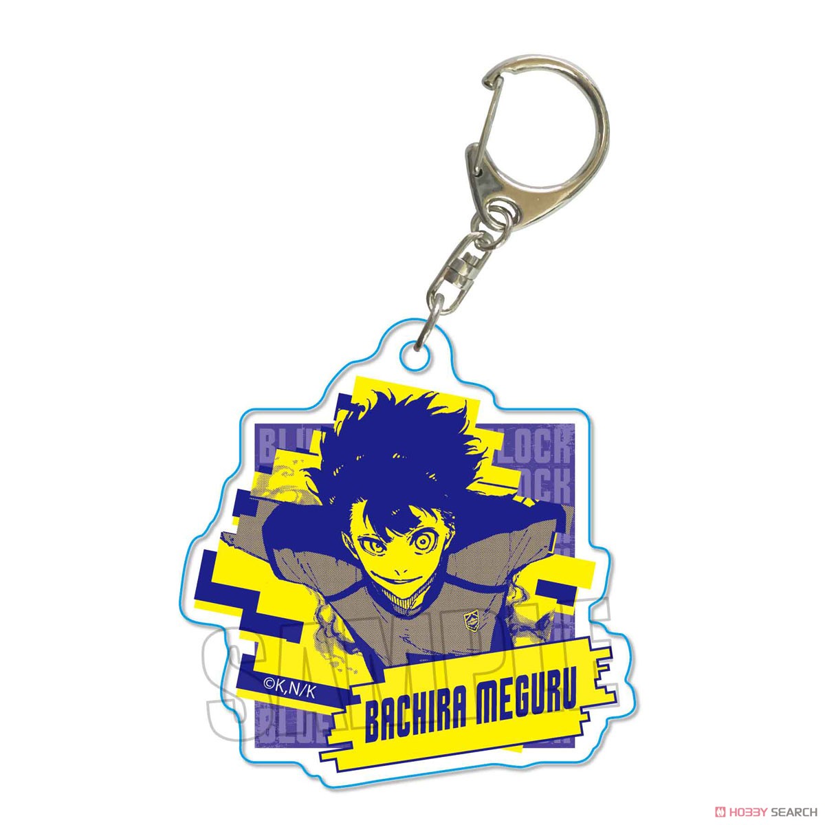 Trading Acrylic Key Ring Blue Lock Blind Box (1 Blind Box)