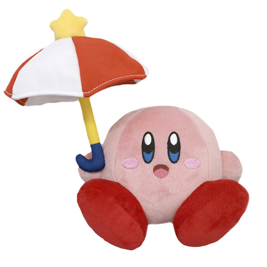 Little Buddy Kirby's Adventure All Star Collection Umbrella / Parasol Kirby Plush 7" Super Anime Store 