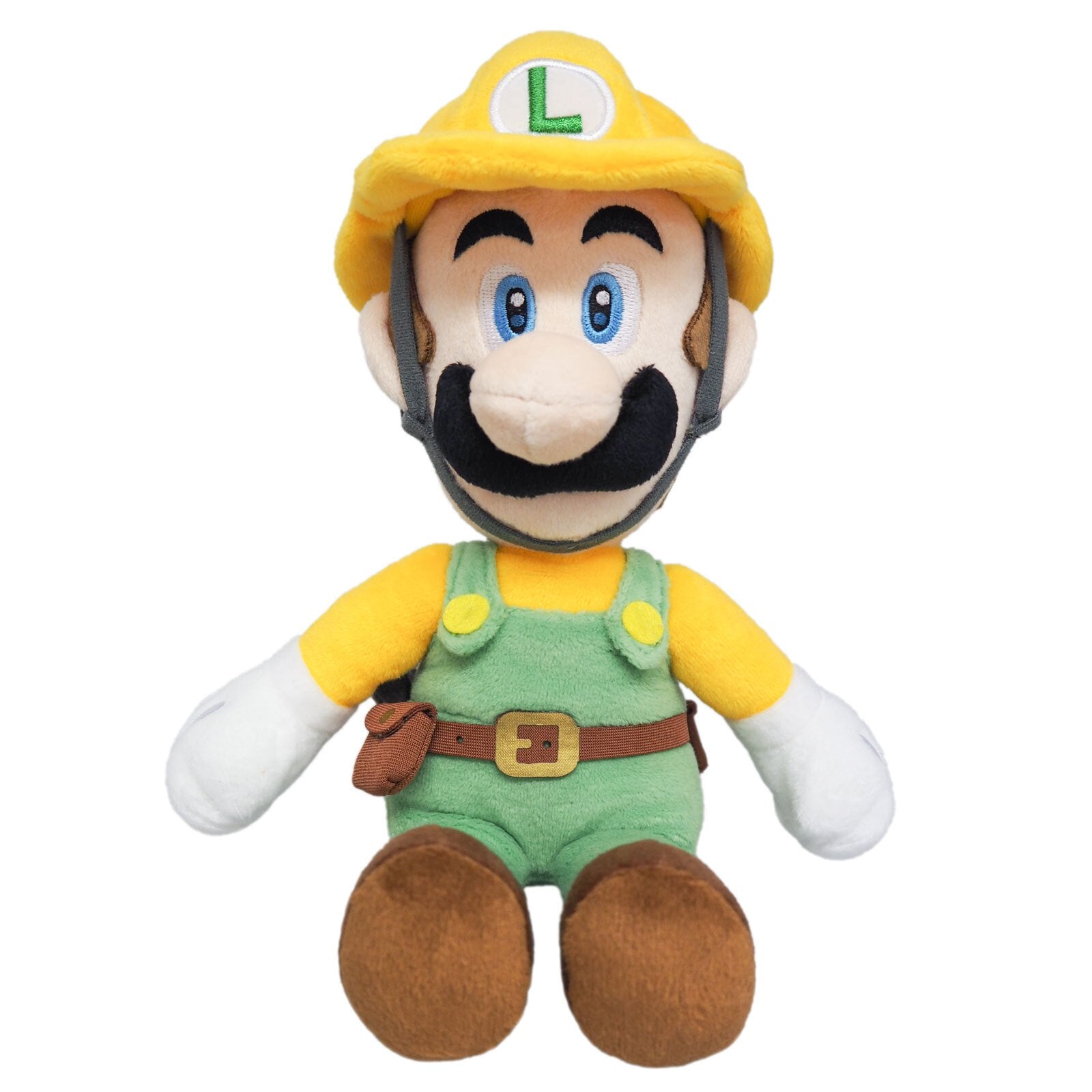 Super Mario Maker 2 Builder Luigi Plush, 10" Super Anime Store 