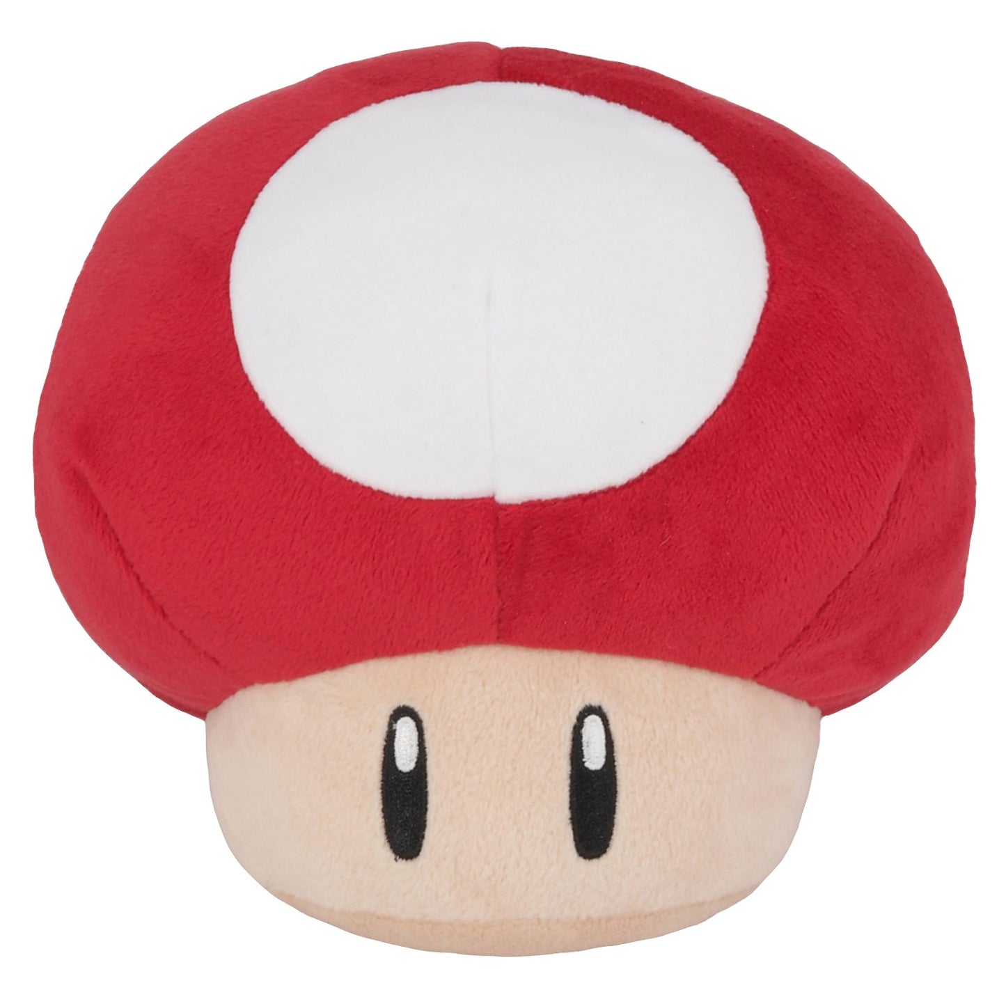 Super Mario All Star Collection Red Super Mushroom Peluche, 6" 