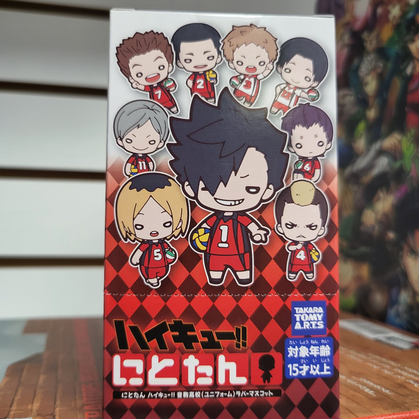 Haikyuu Rubber Keychain Blind Box Super Anime Store 