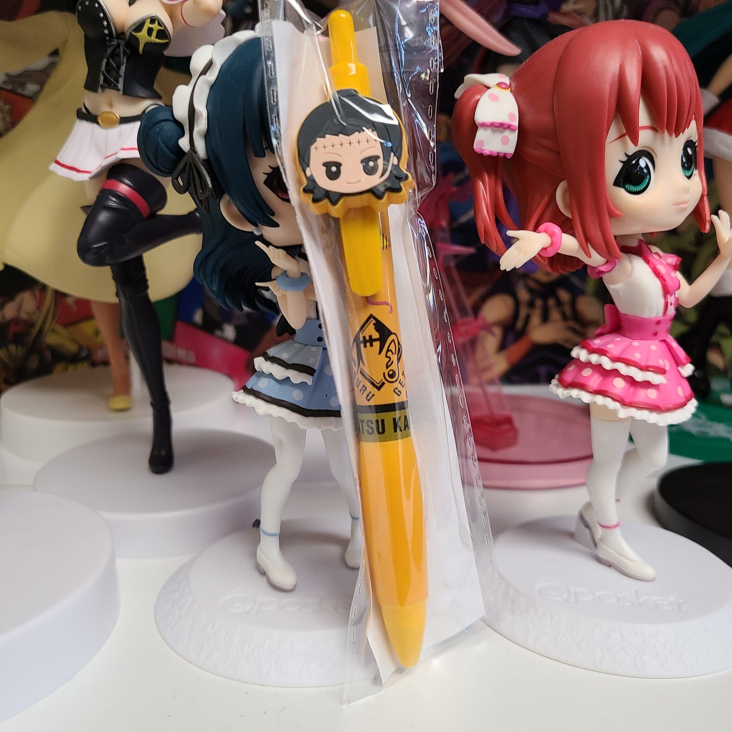 Jujutsu Kaisen Ballpoint Pen with Rubber Mascot Suguru Geto, 5.5"