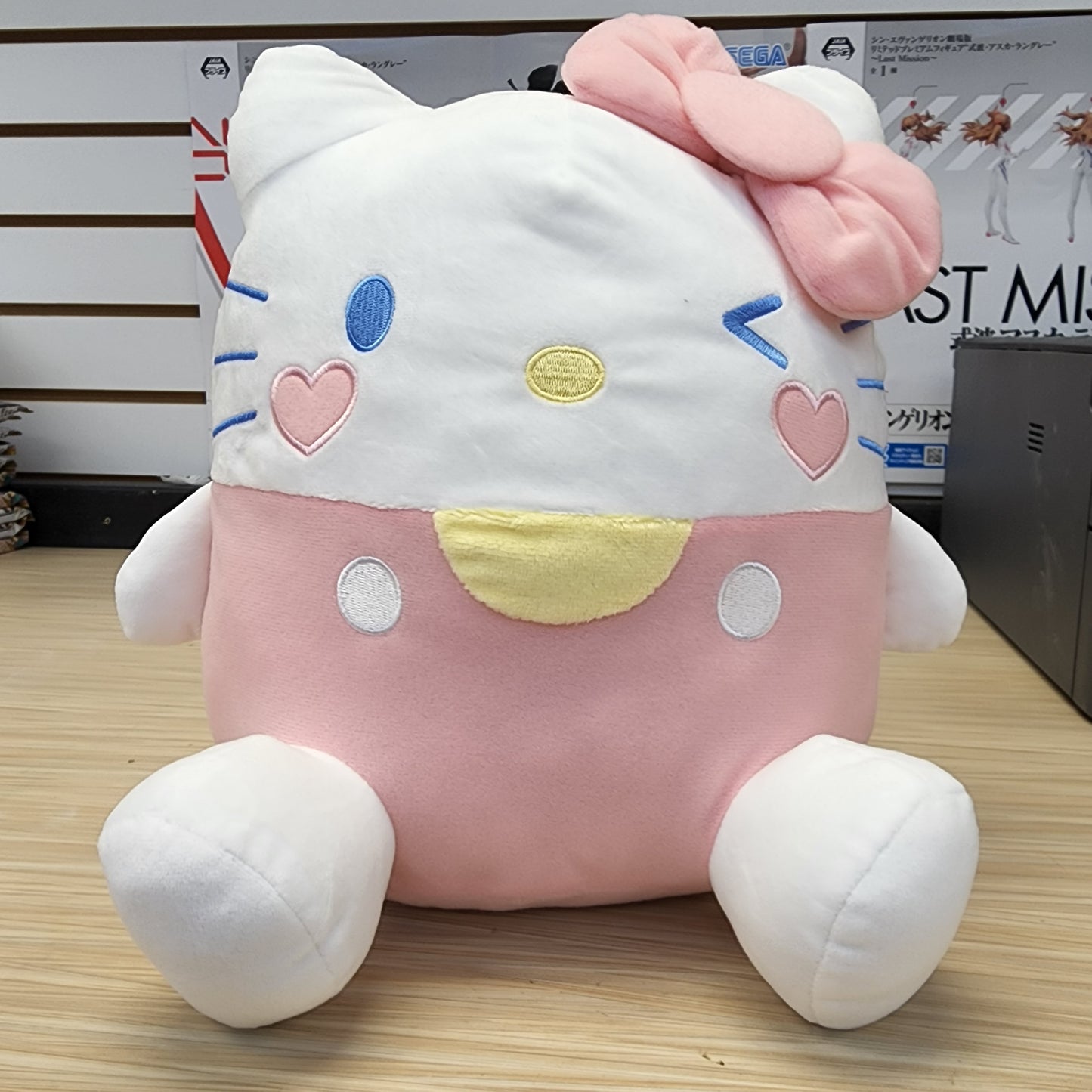 Sanrio Characters Sitting BIG Plush, 10.6" Hello Kitty