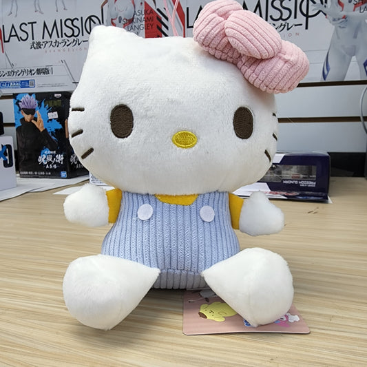 Sanrio Characters Corduroy Hello Kitty Plush Strap 6.3"
