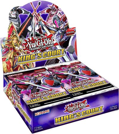 YuGiOh: King's Court Booster Pack Box Super Anime Store 