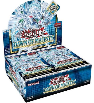YuGiOh: Dawn of Majesty Booster Box (24 Packs) Super Anime Store 