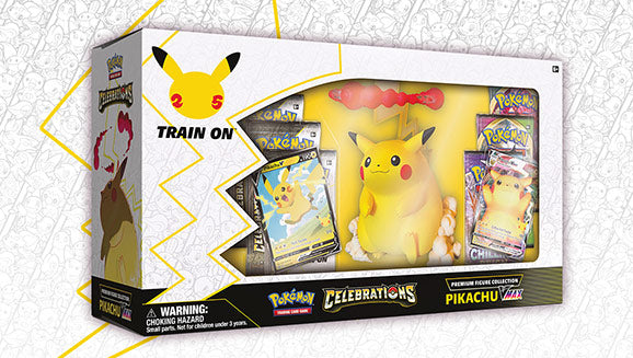 Pokemon TCG: Celebrations Premium Figure Collection- Pikachu VMAX Super Anime Store 