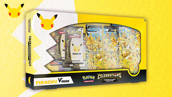 Pokémon TCG: Celebrations Special Collection — Pikachu V-UNION Collection Case Super Anime Store 