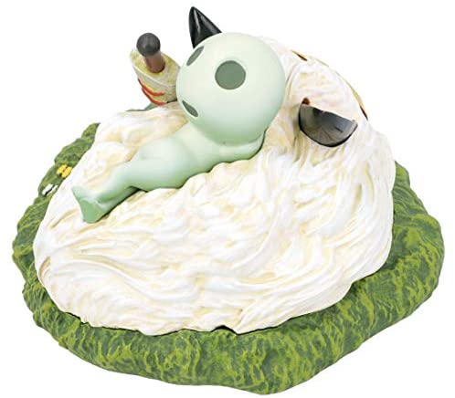 Studio Ghibli Benelic [Upon San's Mask] Statue Desk Clock - Princess Mononoke - Official Studio Ghibli Merchandise Super Anime Store