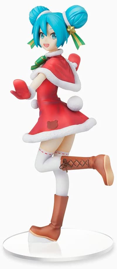 SEGA Hatsune Miku Series Super Premium Figura Hatsune Miku Navidad 2021 Figura 