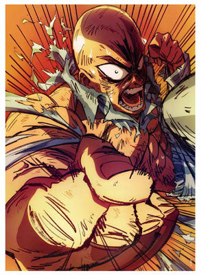 One Punch Man Wallscroll