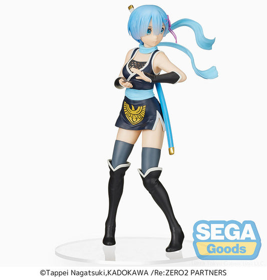 SEGA Re: Zero Starting Life in Another World Rem Super Premium Figure Ninja Kunoichi Ver. Super Anime Store 