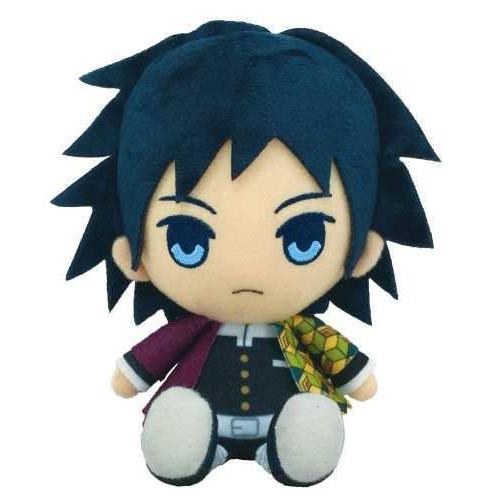 Bandai Demon Slayer Kimetsu no Yaiba Chibi Plush - Giyu Tomioka - Super Anime Store FREE SHIPPING FAST SHIPPING USA